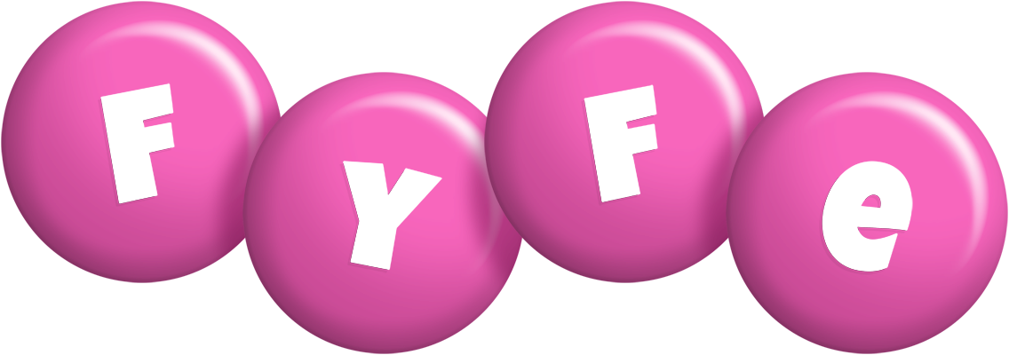 Fyfe candy-pink logo