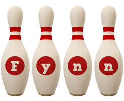 Fynn bowling-pin logo