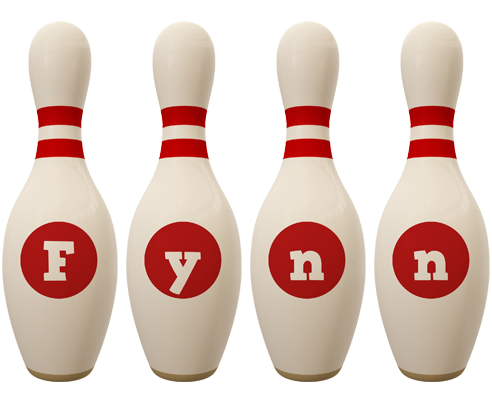 Fynn bowling-pin logo