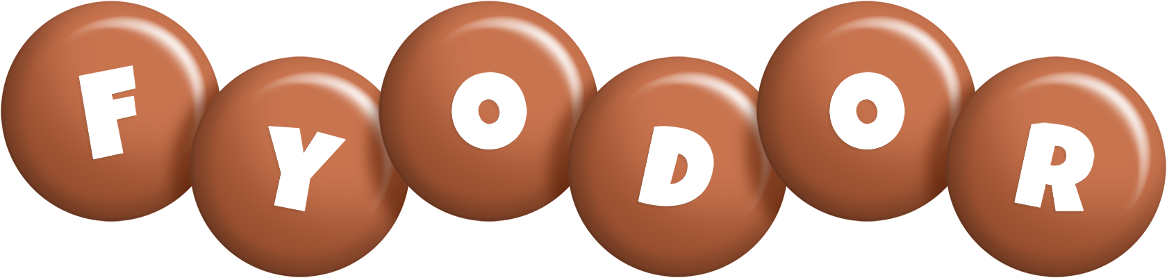 Fyodor candy-brown logo