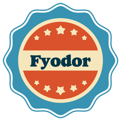 Fyodor labels logo