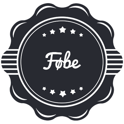 Føbe badge logo