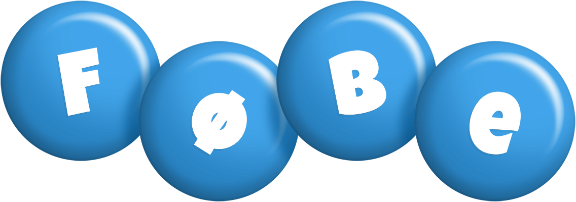 Føbe candy-blue logo
