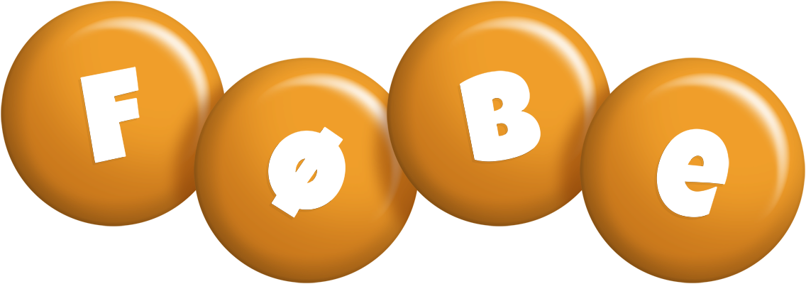 Føbe candy-orange logo