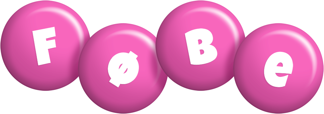 Føbe candy-pink logo