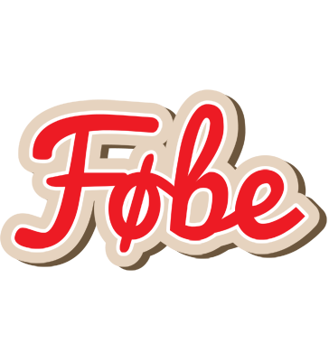 Føbe chocolate logo