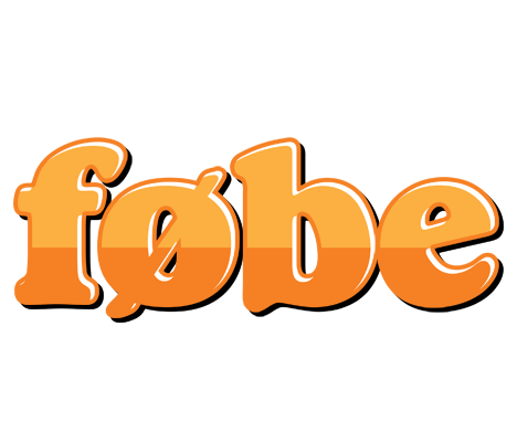 Føbe orange logo