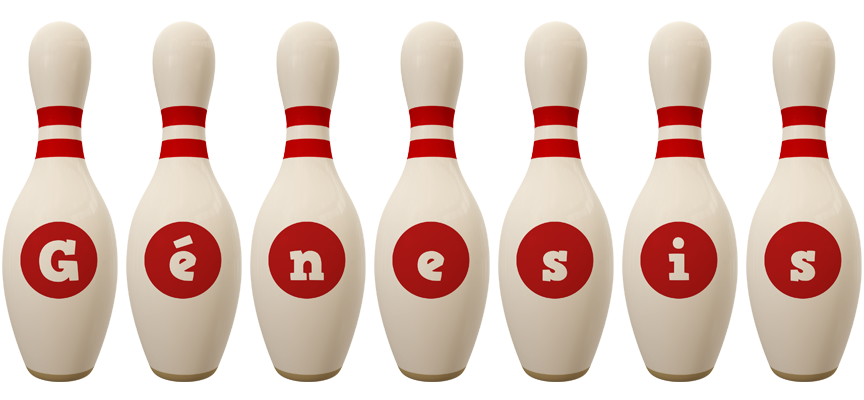 Génesis bowling-pin logo