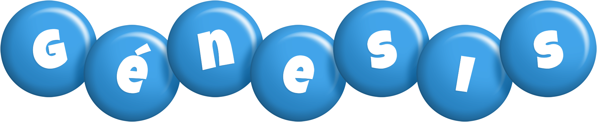 Génesis candy-blue logo