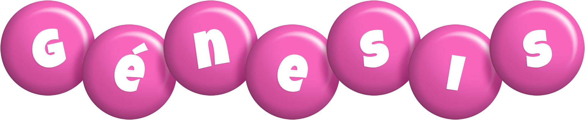 Génesis candy-pink logo