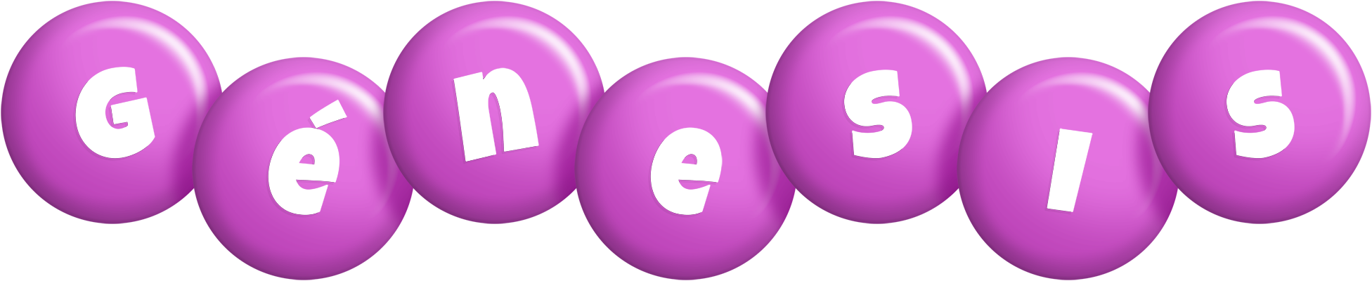 Génesis candy-purple logo
