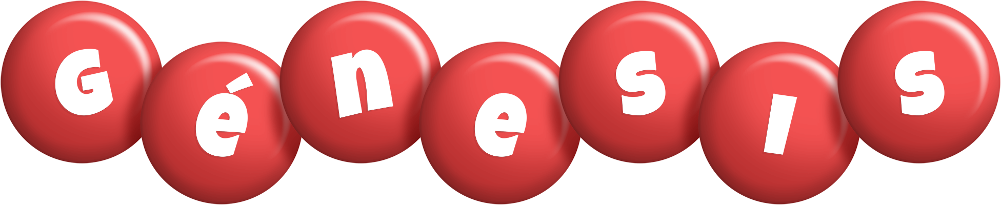 Génesis candy-red logo