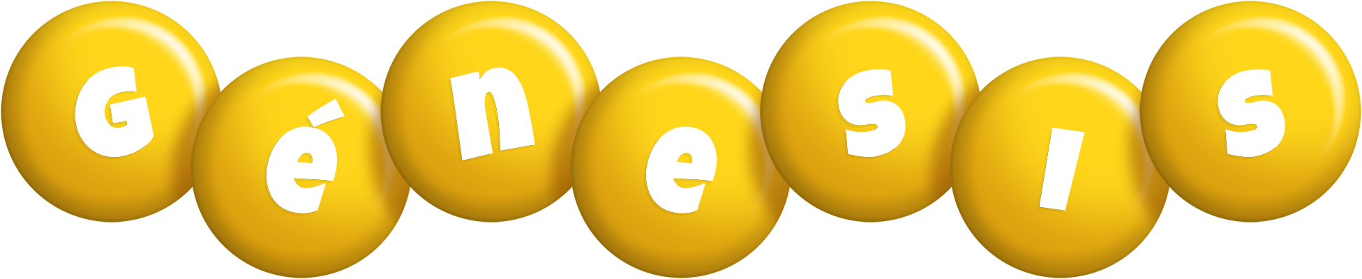 Génesis candy-yellow logo