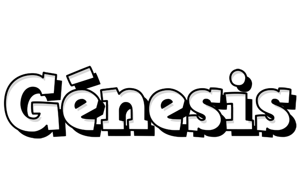 Génesis snowing logo