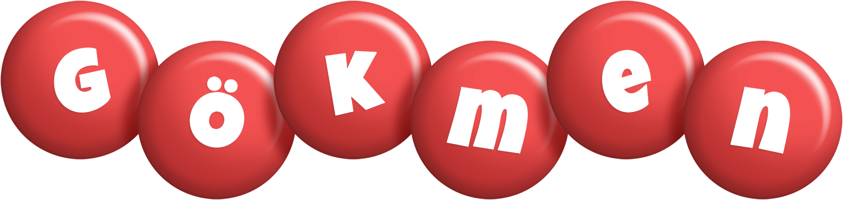 Gökmen candy-red logo