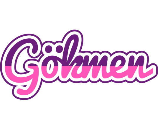 Gökmen cheerful logo