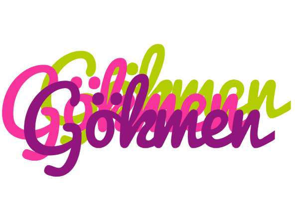 Gökmen flowers logo