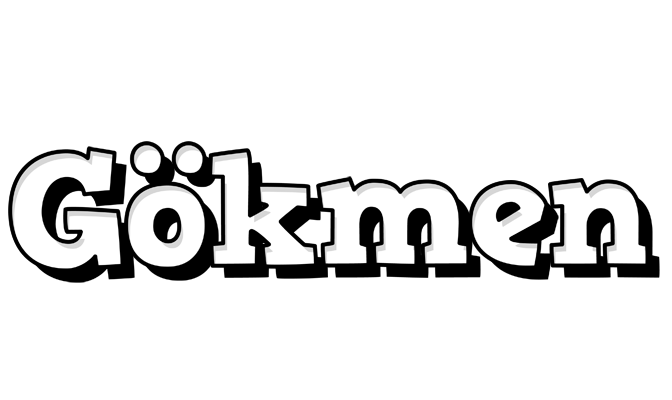 Gökmen snowing logo