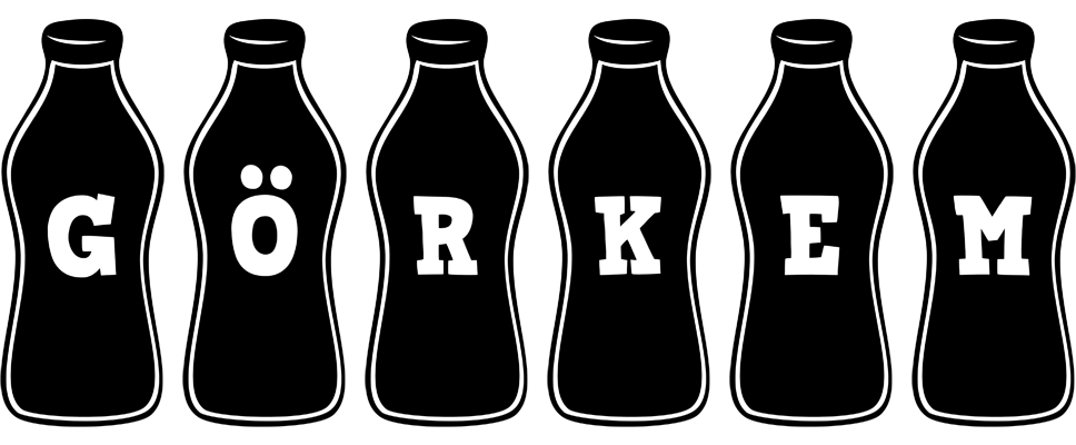 Görkem bottle logo