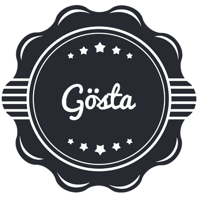 Gösta badge logo