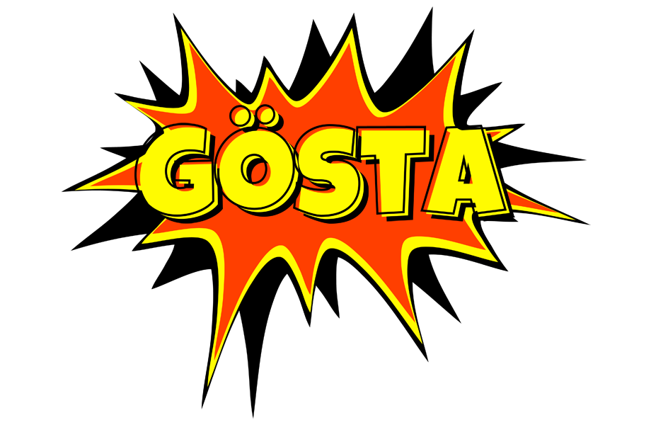 Gösta bazinga logo