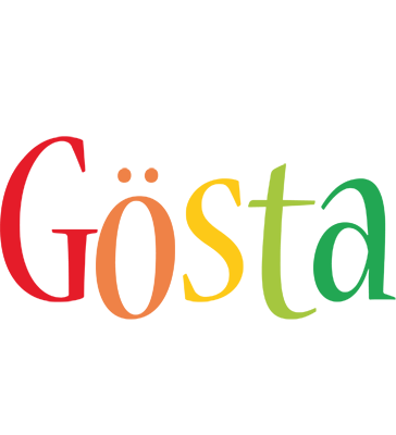 Gösta birthday logo
