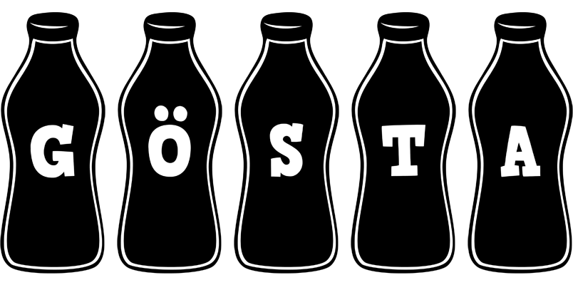 Gösta bottle logo