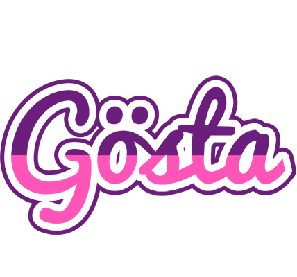 Gösta cheerful logo
