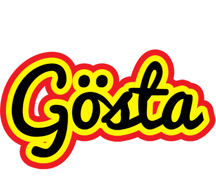 Gösta flaming logo