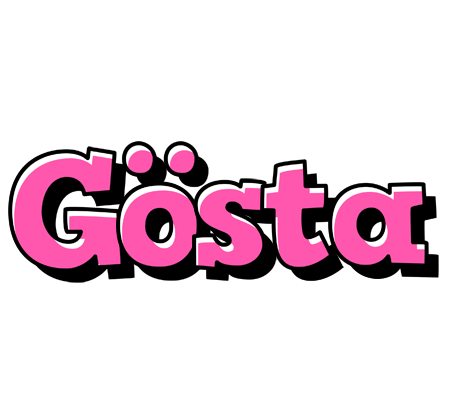 Gösta girlish logo