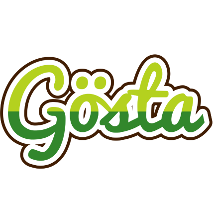 Gösta golfing logo
