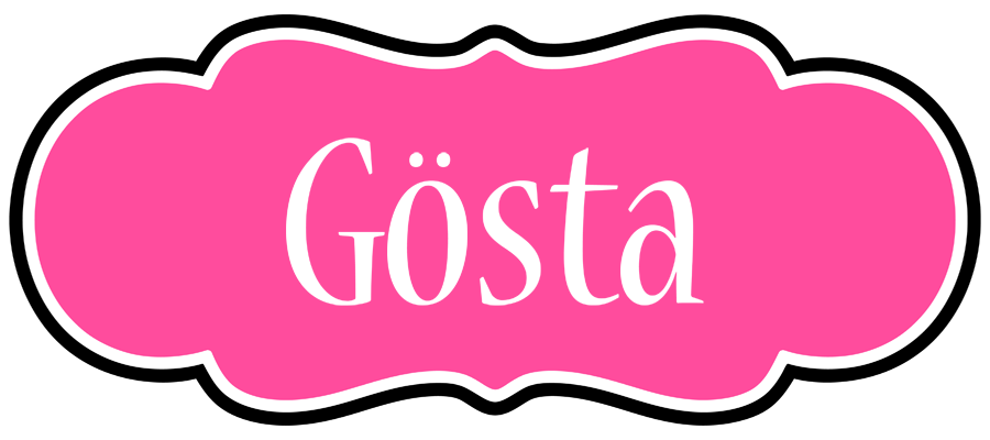 Gösta invitation logo