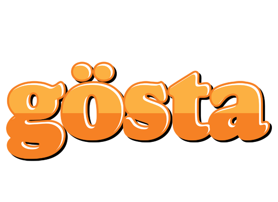 Gösta orange logo