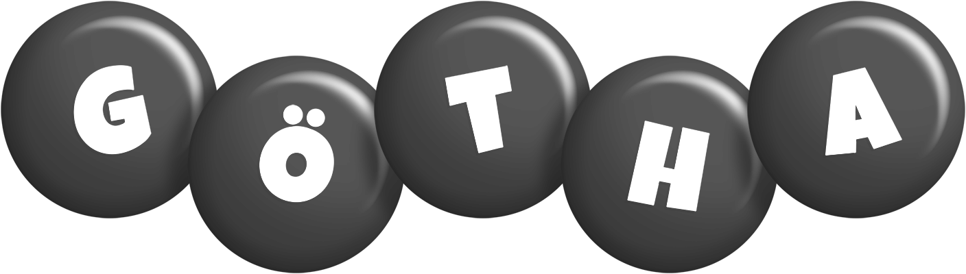 Götha candy-black logo
