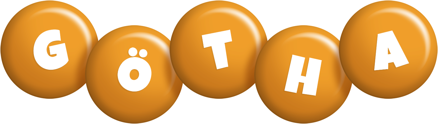 Götha candy-orange logo