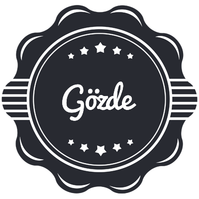 Gözde badge logo