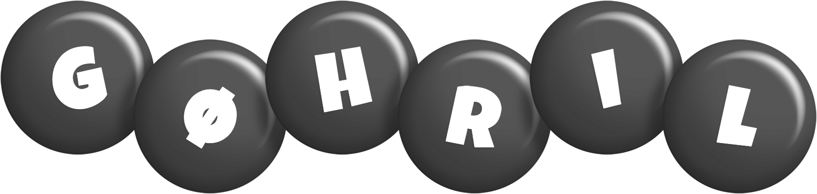 Gøhril candy-black logo