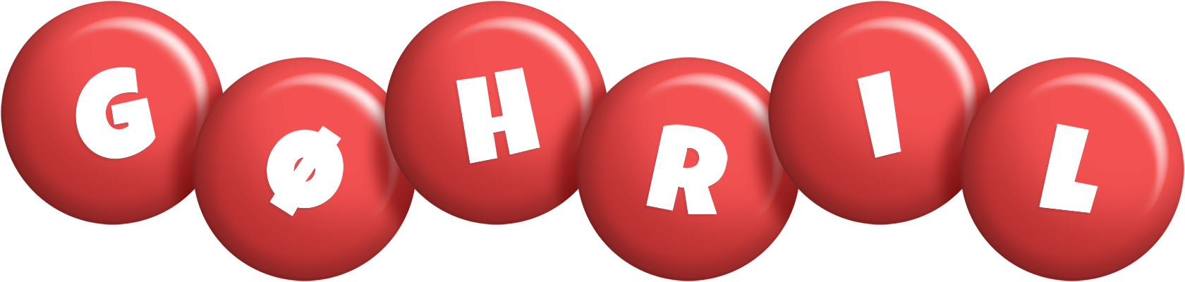 Gøhril candy-red logo