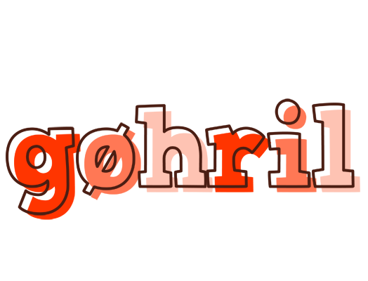 Gøhril paint logo