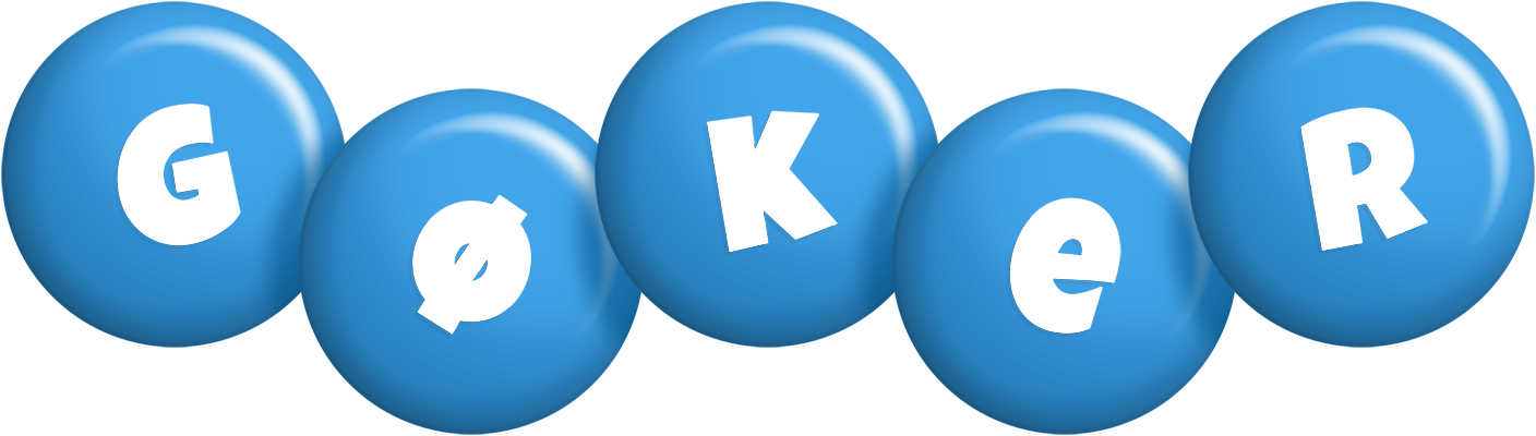 Gøker candy-blue logo