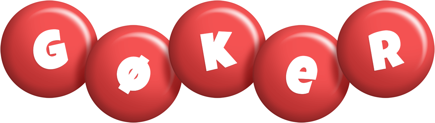 Gøker candy-red logo