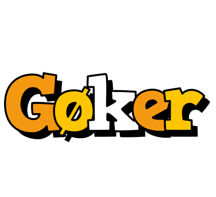 Gøker cartoon logo