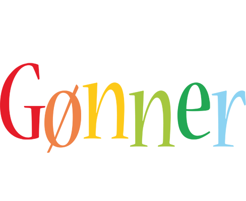 Gønner birthday logo