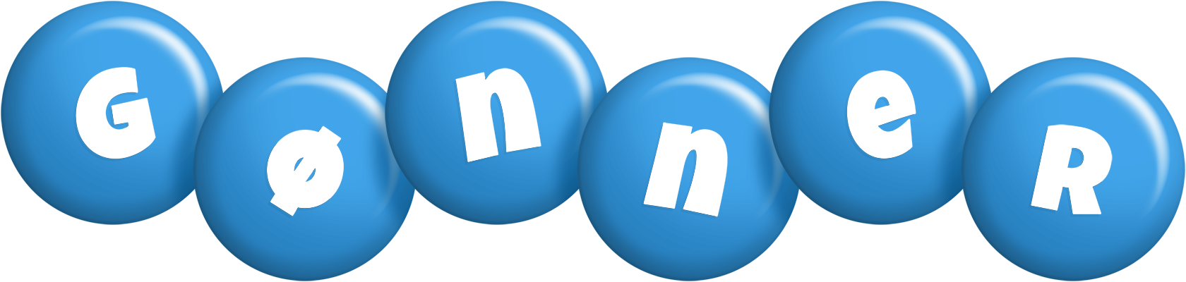 Gønner candy-blue logo
