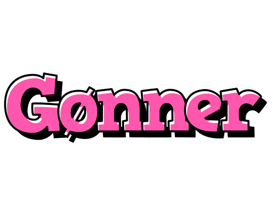 Gønner girlish logo