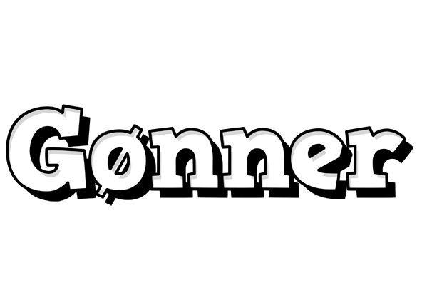 Gønner snowing logo