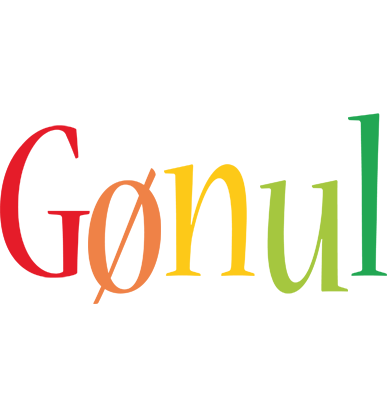 Gønul birthday logo