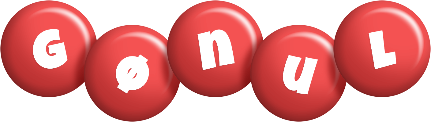 Gønul candy-red logo