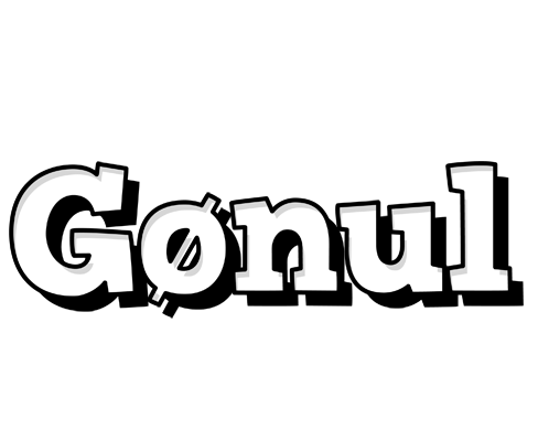 Gønul snowing logo