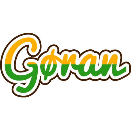 Gøran banana logo
